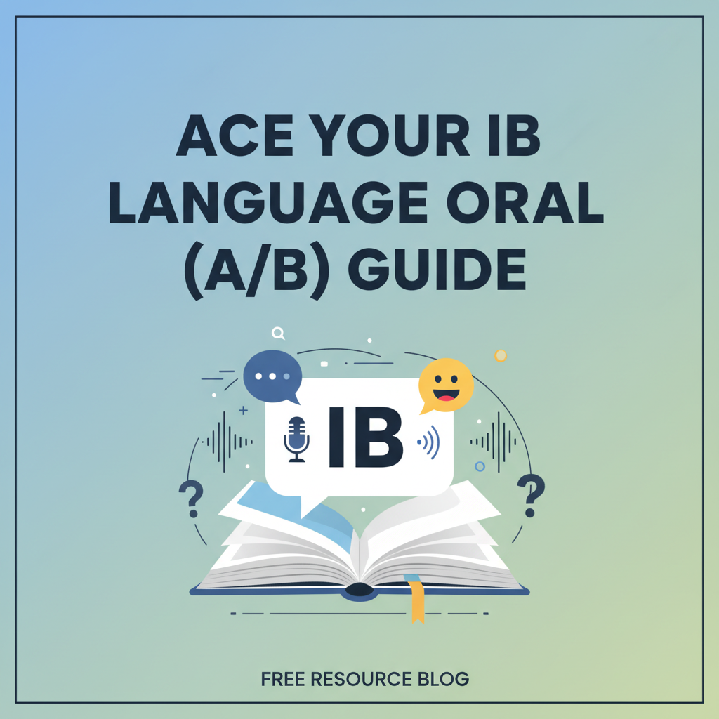 Ace Your IB Language Oral (A/B) Guide