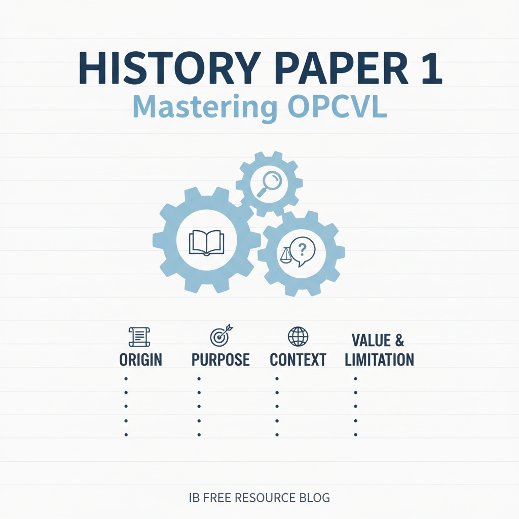 History Paper 1: Mastering OPCVL