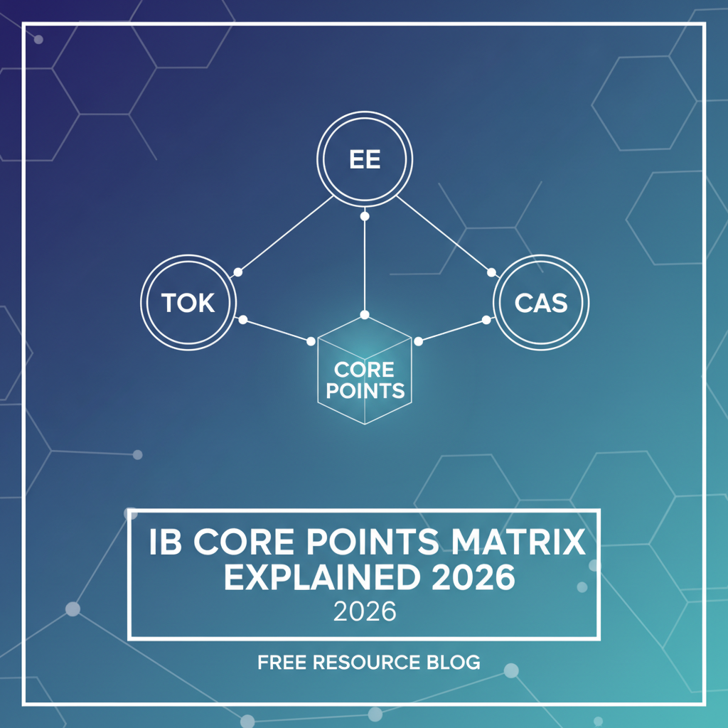 IB Core Points Matrix Explained 2026