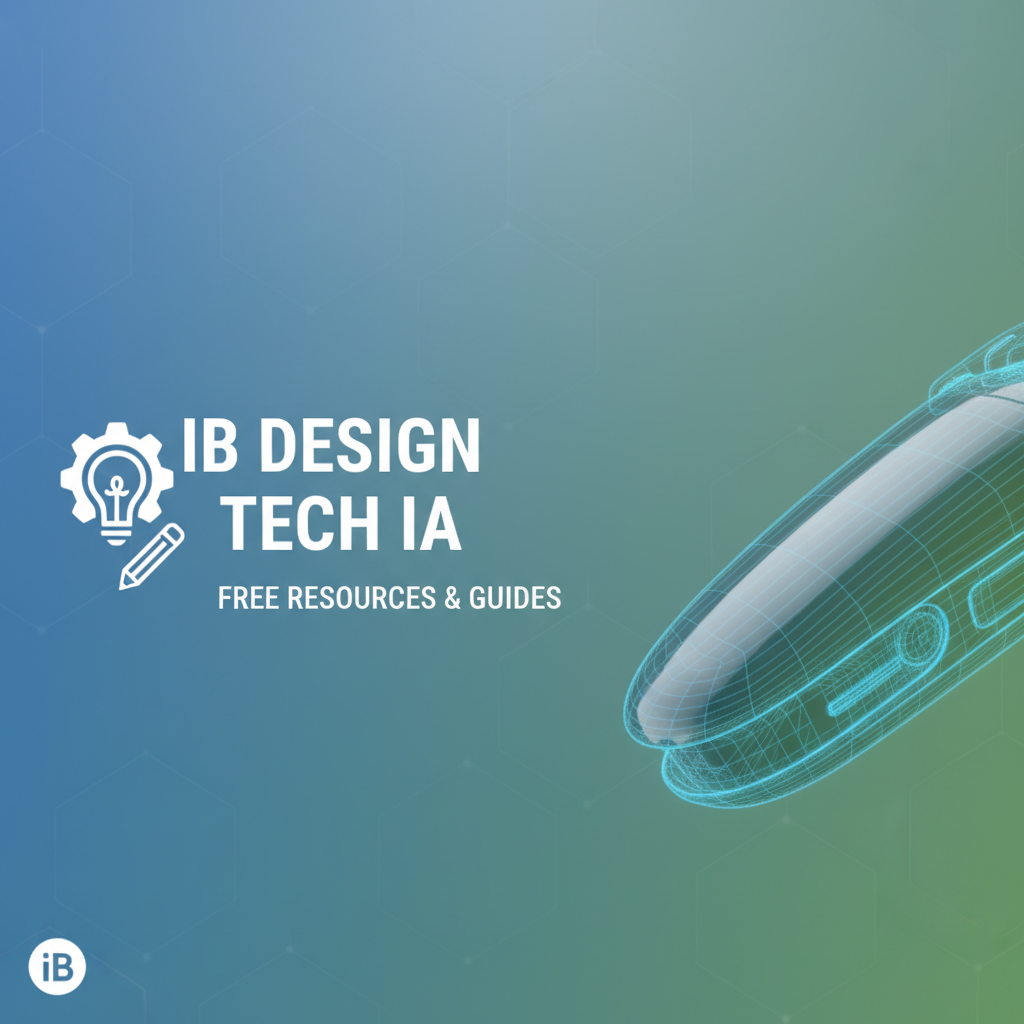 IB Design Tech IA