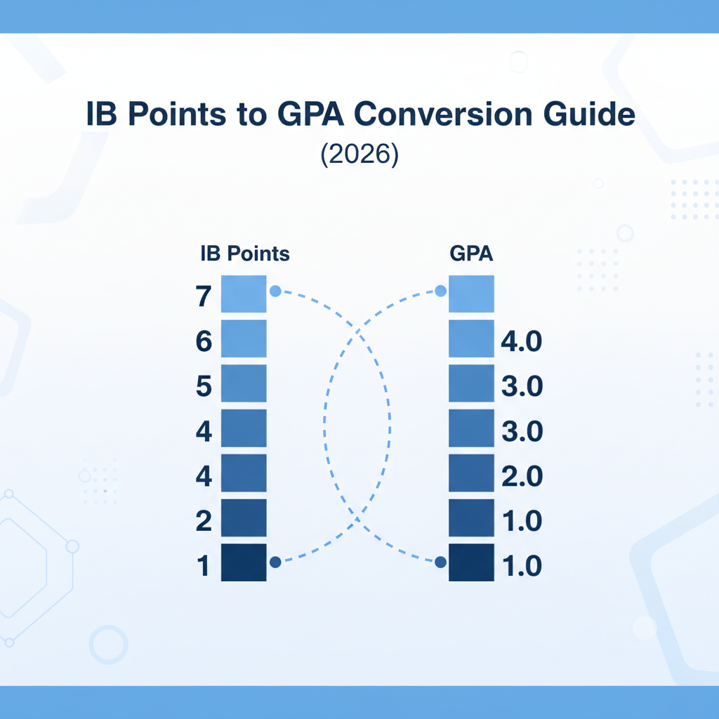 IB Points to GPA Conversion Guide (2026)