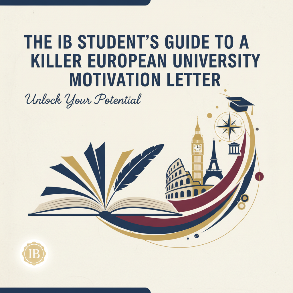 The IB Student's Guide to a Killer European University Motivation Letter