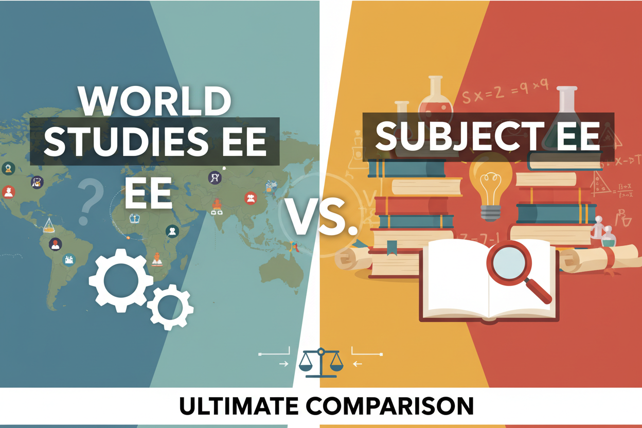 World Studies EE vs. Subject EE: Ultimate Comparison