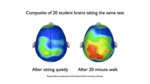 Student walking to school